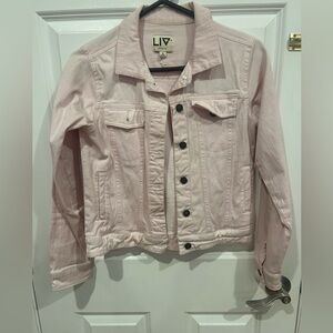 LIV Pink Denim Jacket